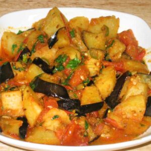 Aloo Baingan Eggplant (V)